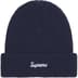 Supreme Loose Gauge Beanie - Navy (front)