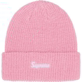 Supreme Loose Gauge Beanie Pink