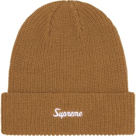Supreme Loose Gauge Beanie Tan