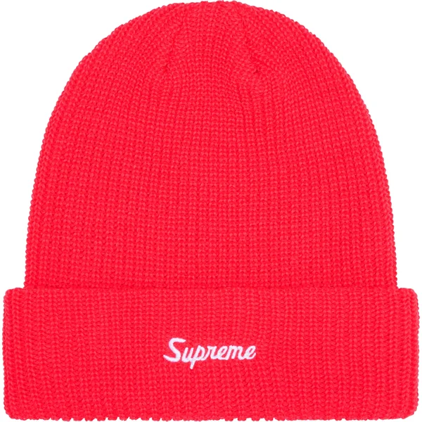 Supreme Loose Gauge Beanie - Watermelon (front)