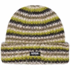 Supreme Loose Stripe Beanie Olive