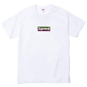 Supreme Los Angeles Fire Relief Box Logo Tee
