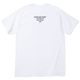 Supreme Los Angeles Fire Relief Box Logo Tee Back