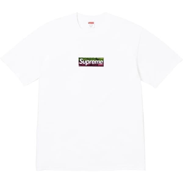 Supreme Los Angeles Fire Relief Box Logo Tee - White (front)