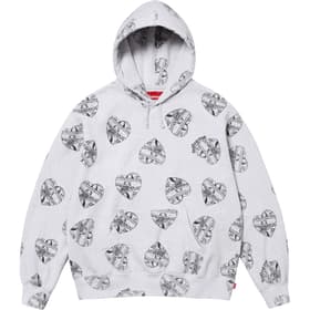 Supreme Love Cash Hooded Sweatshirt Ash Grey