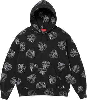 Supreme Love Cash Hooded Sweatshirt Black