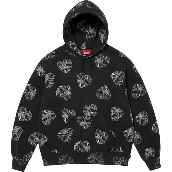 Supreme Love Cash Hooded Sweatshirt - Black (front)