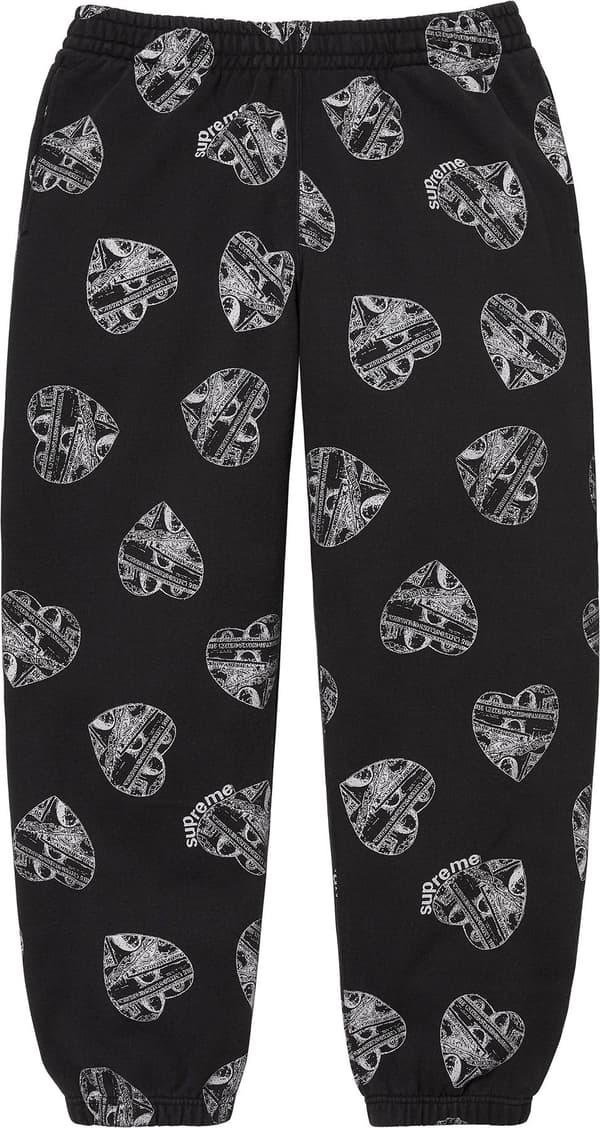 Supreme Love Cash Sweatpant - Black (front)