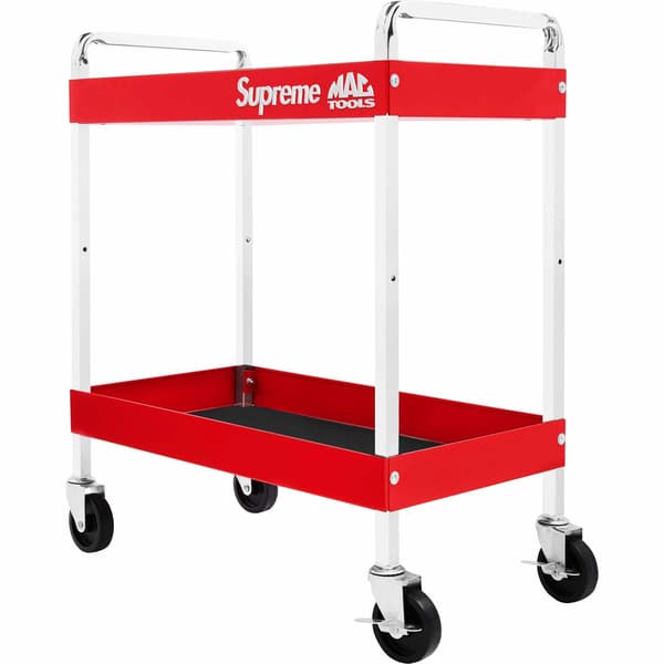 Supreme Mac Tools Utility Cart - Red (front)