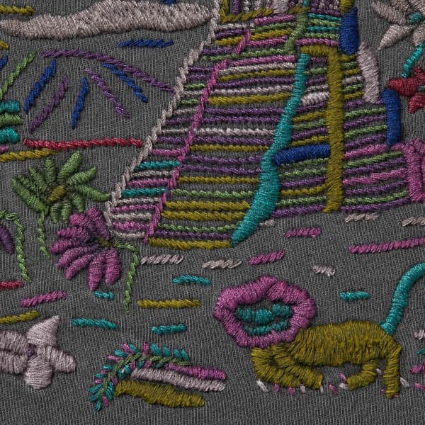 Supreme Machu Picchu S/S Top - Black (front)