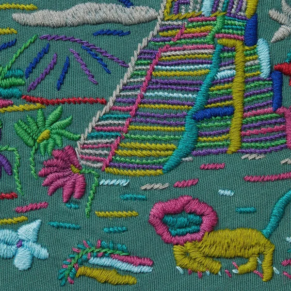 Supreme Machu Picchu S/S Top - Teal (front)