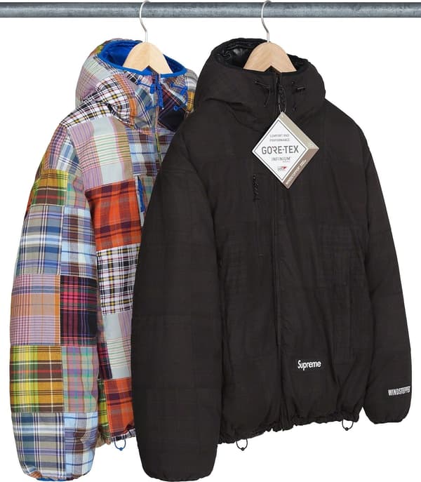 Supreme Madras Reversible WINDSTOPPER Puffer Jacket - Product Image
