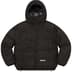 Supreme Madras Reversible WINDSTOPPER Puffer Jacket - Black (front)