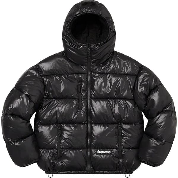 Supreme Madras Reversible WINDSTOPPER Puffer Jacket - Black (front)