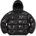 Supreme Madras Reversible WINDSTOPPER Puffer Jacket - Black (front)