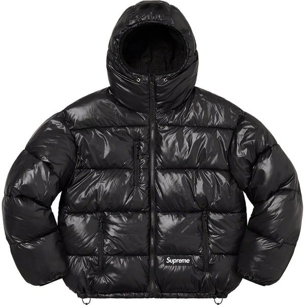 Supreme Madras Reversible WINDSTOPPER Puffer Jacket - Black (front)