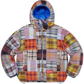 Supreme Madras Reversible WINDSTOPPER Puffer Jacket Multicolor