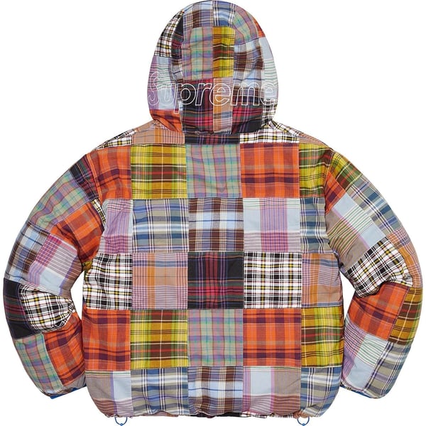 Supreme Madras Reversible WINDSTOPPER Puffer Jacket - Multicolor (front)