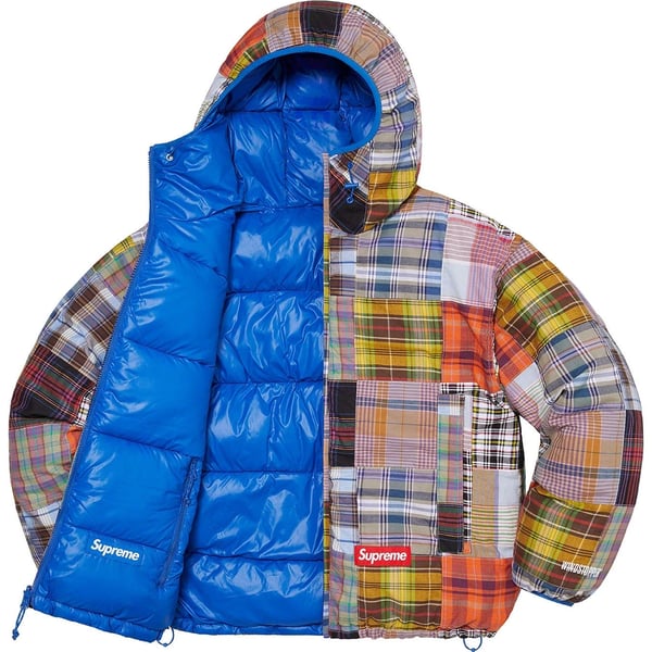 Supreme Madras Reversible WINDSTOPPER Puffer Jacket - Multicolor (front)