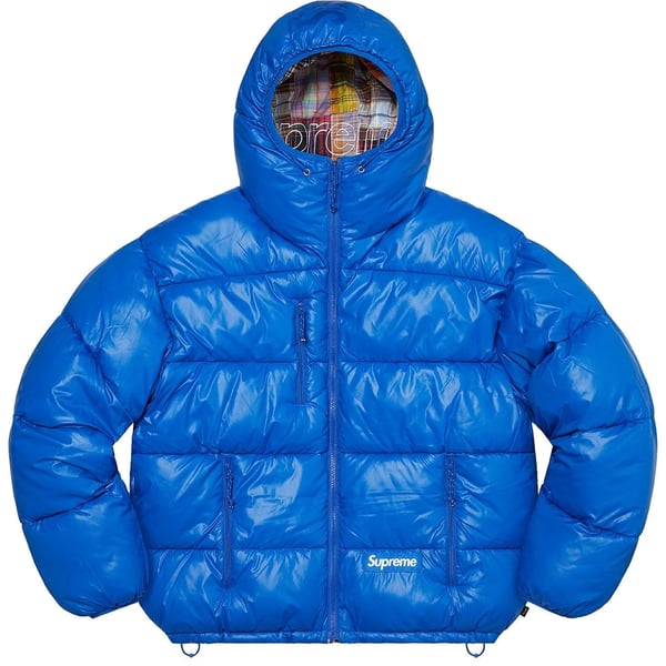 Supreme Madras Reversible WINDSTOPPER Puffer Jacket - Multicolor (front)