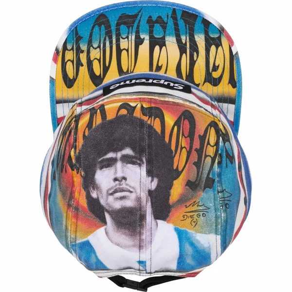 Supreme Maradona Camp Cap - Multicolor (front)