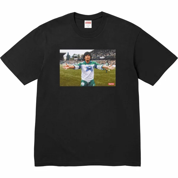 Supreme Maradona Tee - Black (front)