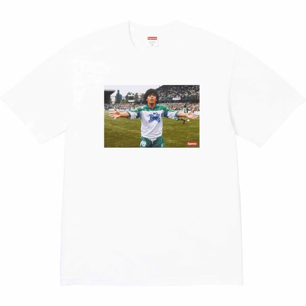 Supreme Maradona Tee - White (front)
