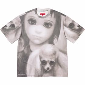 Supreme Margaret Keane Best Friends S/S Top Grey