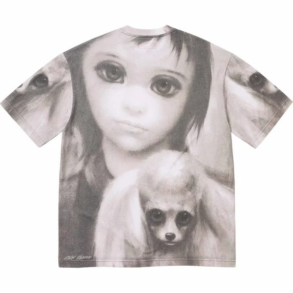Supreme Margaret Keane Best Friends S/S Top - Grey (front)