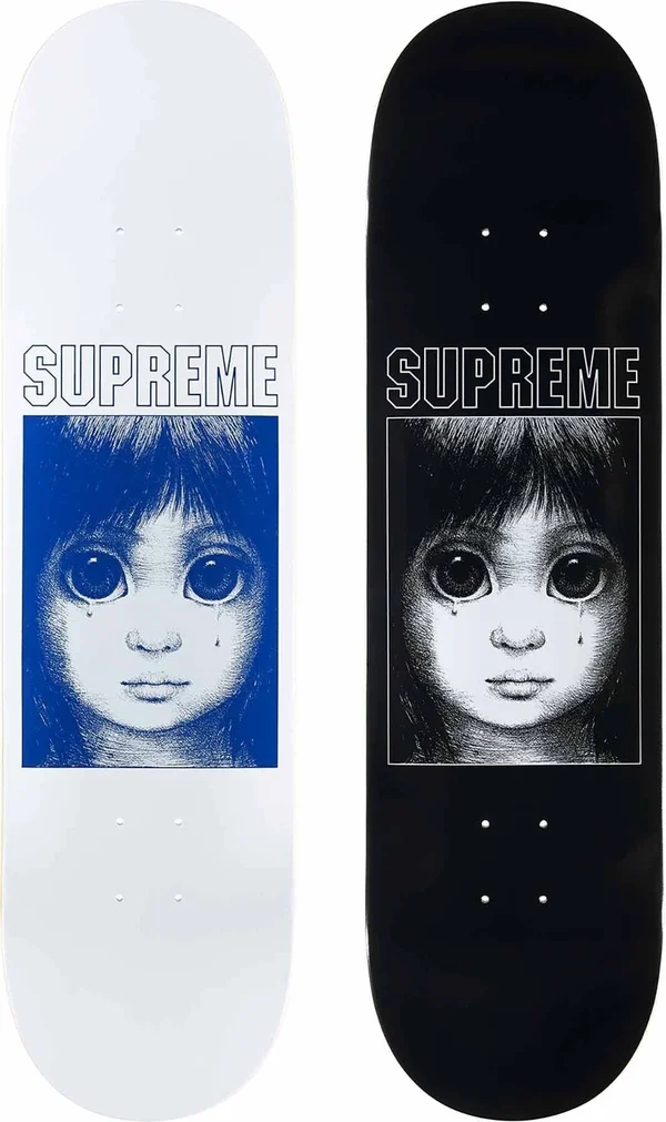 Supreme Margaret Keane Teardrop Skateboard - Product Image