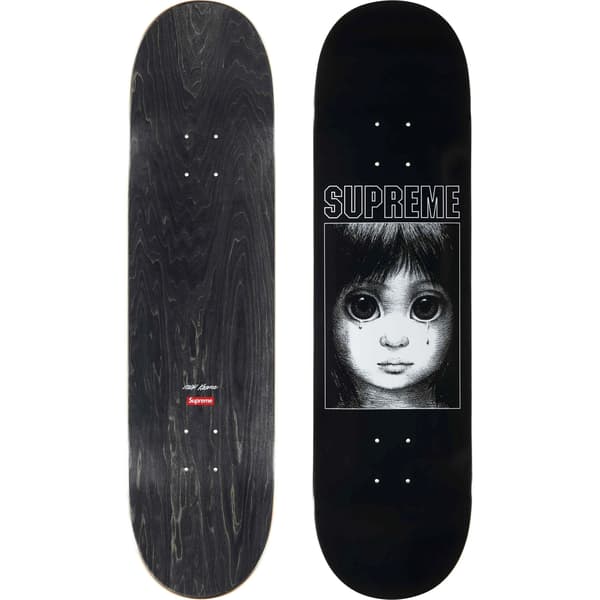 Supreme Margaret Keane Teardrop Skateboard - 8.5" x 32.25" (front)