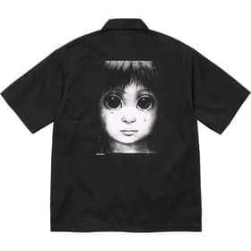 Supreme Margaret Keane Teardrop S/S Work Shirt Black