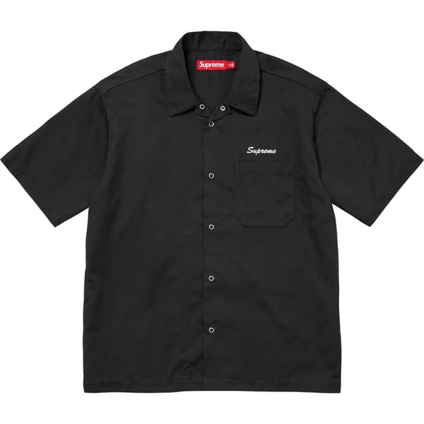 Supreme Margaret Keane Teardrop S/S Work Shirt - Black (front)