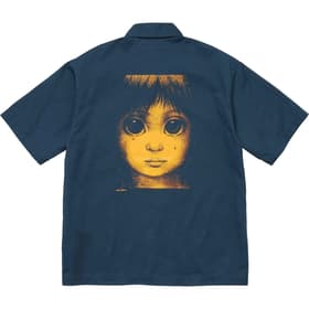 Supreme Margaret Keane Teardrop S/S Work Shirt Light Navy