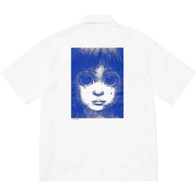 Supreme Margaret Keane Teardrop S/S Work Shirt White