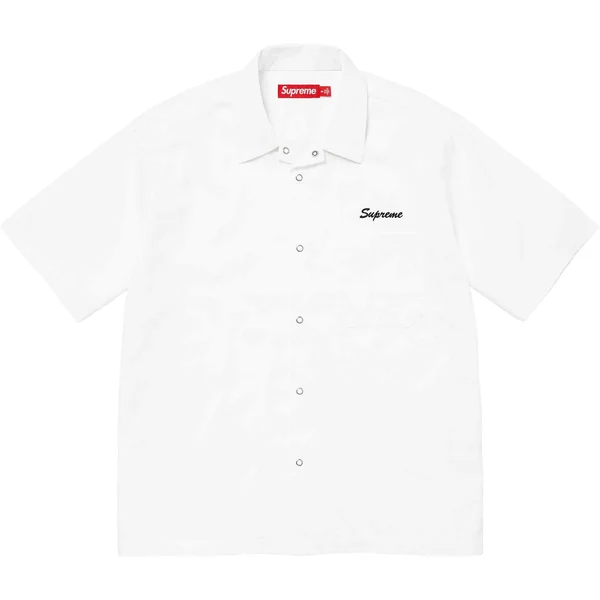 Supreme Margaret Keane Teardrop S/S Work Shirt - White (front)