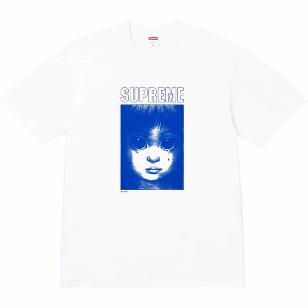 Supreme Margaret Keane Teardrop Tee - White (front)