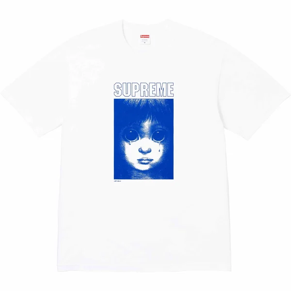 Supreme Margaret Keane Teardrop Tee - White (front)