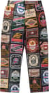 Supreme®/Martine Rose Patchwork Labels Leather 5-Pocket Jean - Default (front)