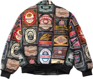 Supreme®/Martine Rose Patchwork Labels Leather Jacket Default