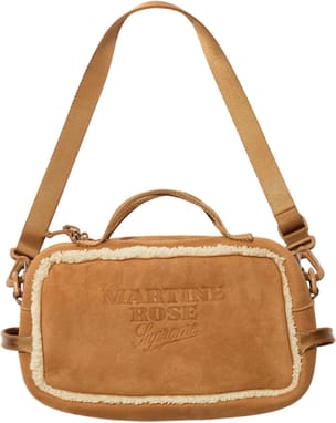 Supreme®/Martine Rose Shearling Mini Duffle Bag Tan