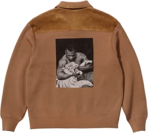 Supreme®/Martine Rose Suede Zip Up Cardigan Black