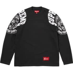 Supreme Mascot L/S Football Top Black