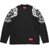Supreme Mascot L/S Football Top - Black (front)