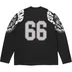 Supreme Mascot L/S Football Top - Black (front)