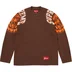 Supreme Mascot L/S Football Top - Brown (front)