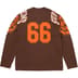 Supreme Mascot L/S Football Top - Brown (front)