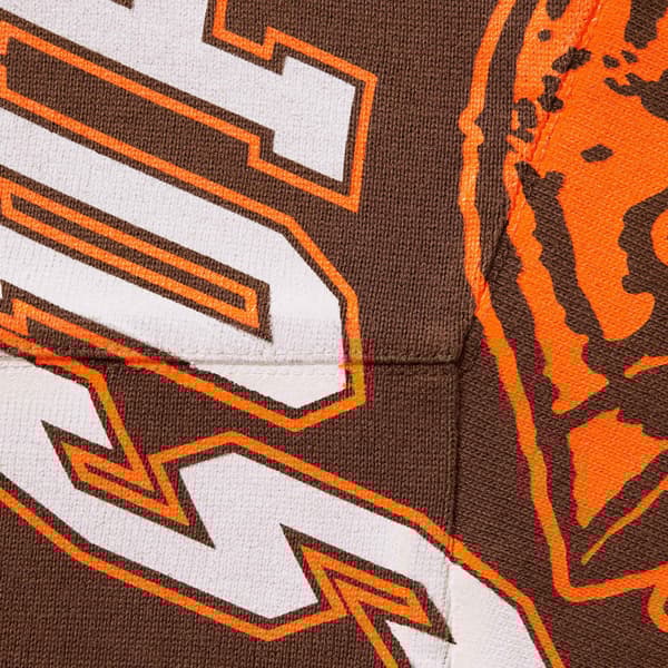 Supreme Mascot L/S Football Top - Brown (front)