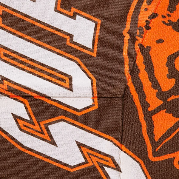 Supreme Mascot L/S Football Top - Brown (front)