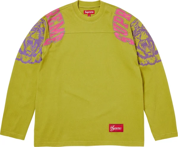 Supreme Mascot L/S Football Top - Green (front)
